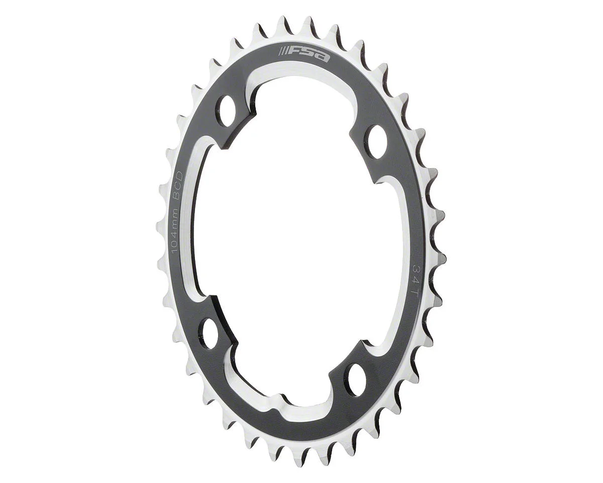 Full Speed Ahead 4-Bolt DH Pro MTB Chainring (Black) (1 x 9/10 Speed) (104mm BCD) (Single) (42T)